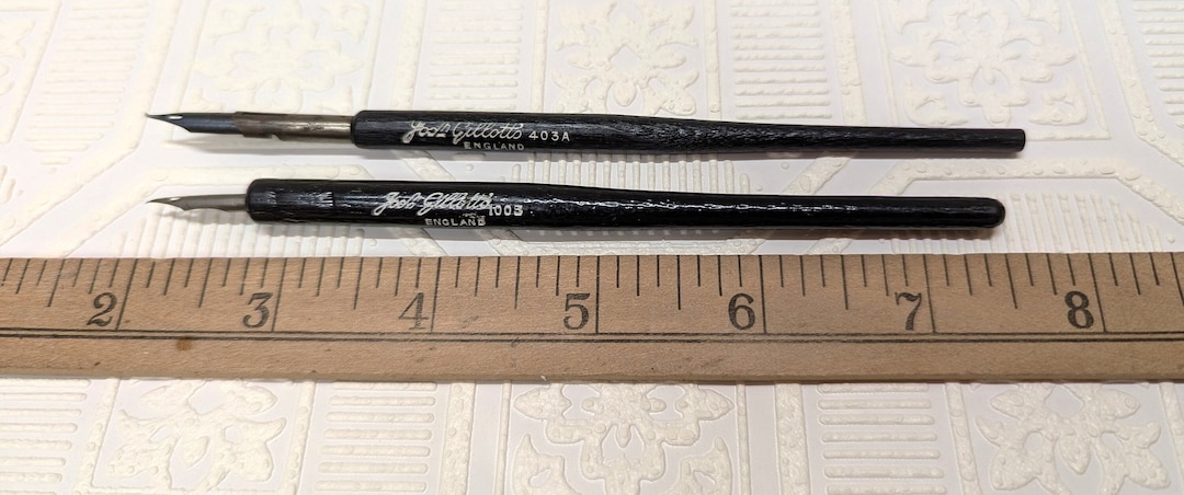 Set of Joseph Gillott's Pen Nib Holders, 403A 1003, Genuine