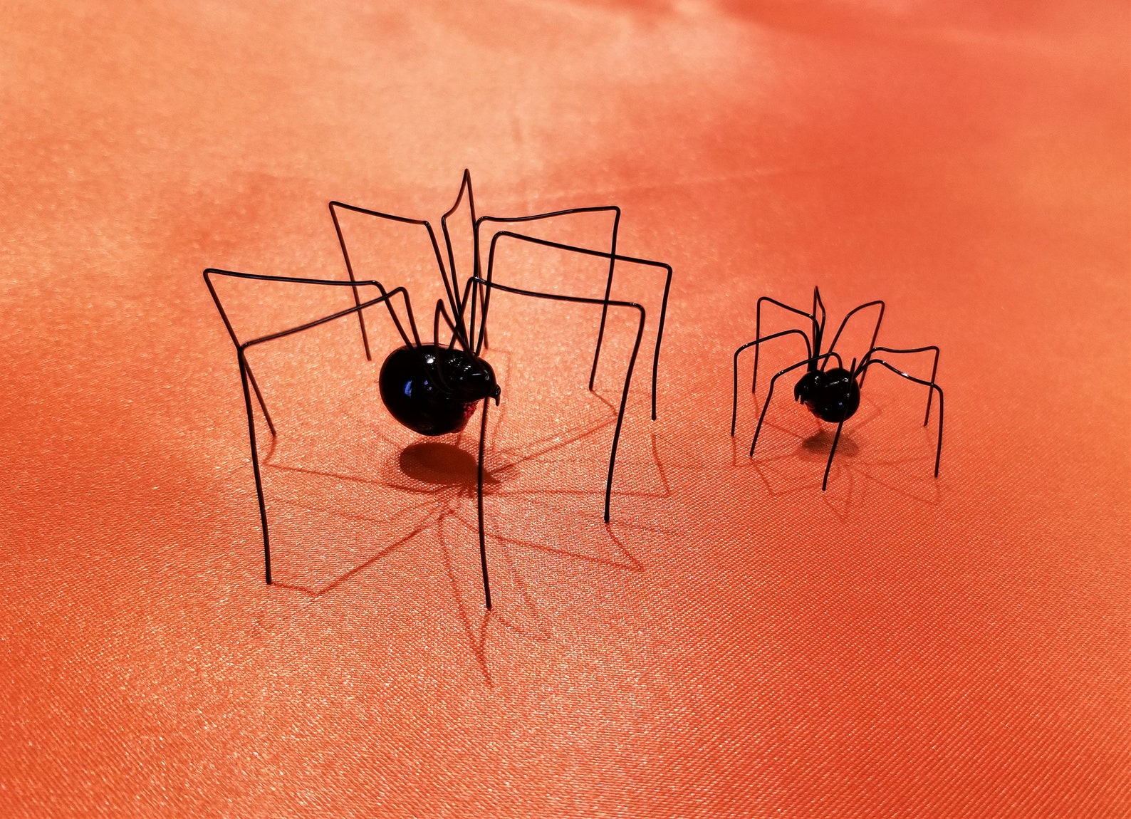 Large Black Widow Spiders 3 Large Spiders Realistic Faux Etsy