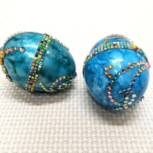 Jeweled Easter Gift Eggs, Faux Marble Eggs, Hand Painted Eggs, Altered Plastic Pull A Part, Sofreh Aghd, Persian Wedding Eggs, Tokhme Morgh