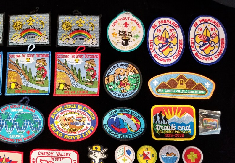Vintage BSA Patches Boy Scouts of America Lot of 30 Patches Etsy