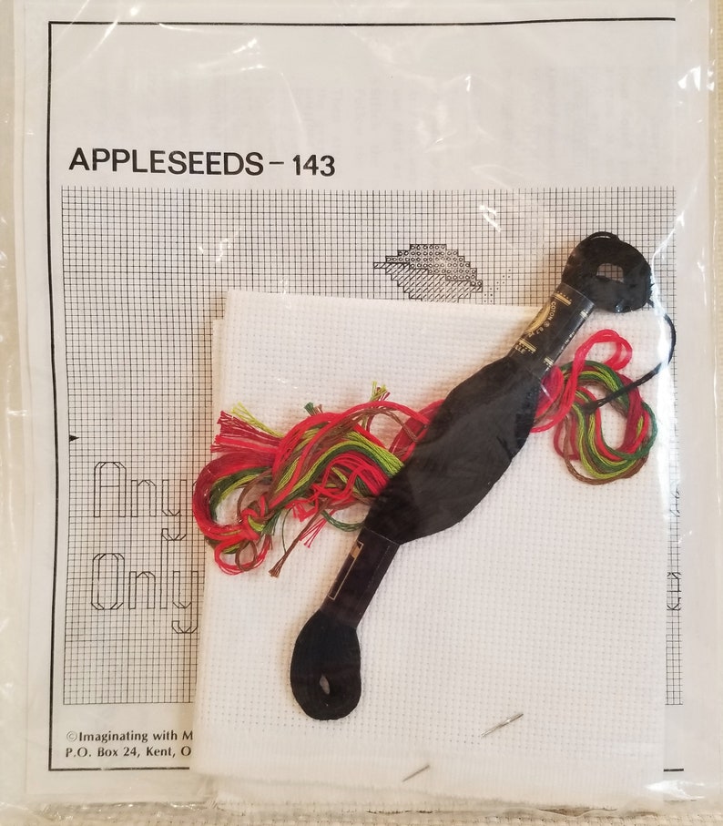 Appleseeds by Imaginating Counted Cross Stitch Kit 48104 Etsy