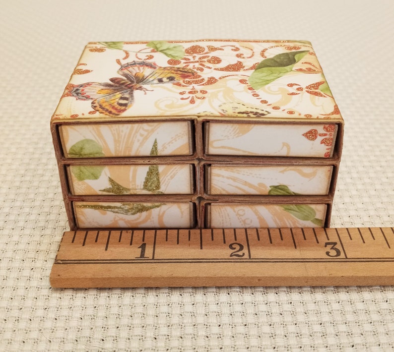 Pen Nib Storage Chest, Holds 100s of Nibs, Six Drawer, Lined Drawers ...