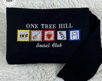 One Tree Hill besticktes Sweatshirt | Tree Hill Ravens Rundhalsausschnitt | High School TV-Show Pullover | OTH Fan Geschenk Merch