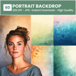 60 Fine Art Portrait Textures for Photoshop & Procreate – Old Master Texture Overlays, Vintage Painterly Backgrounds, Artistic Photo Effects