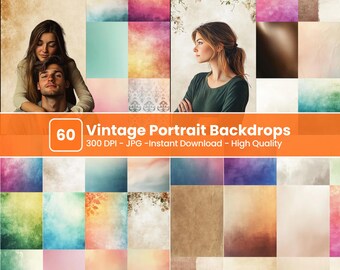 Vintage Old Master Canvas Backdrop: Fine Art Painterly Texture, Portrait Photography
