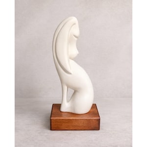 Roselane Pasadena Basset Hound Sculpture Rare Mid Century Modern Ceramic Dog 1950s