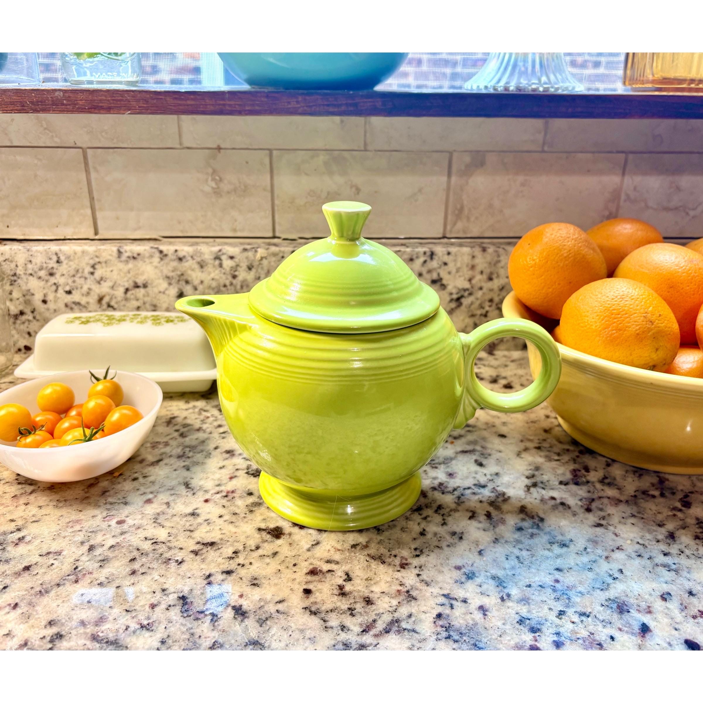 Hlc Fiesta Usa Light Green Fiestaware Teapot Fiesta Fiestaware