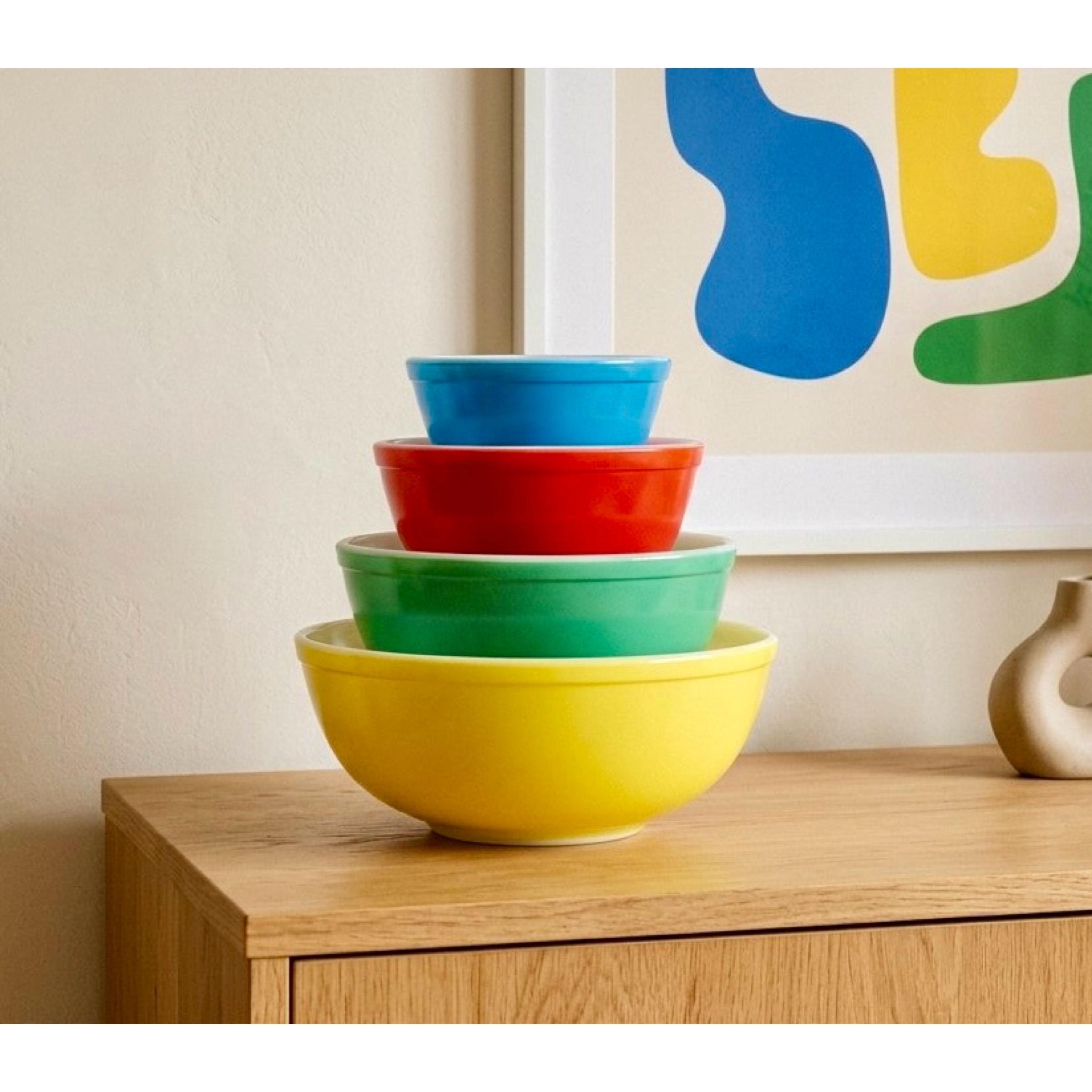 Vintage Yellow Pyrex Primary Bowl - Etsy
