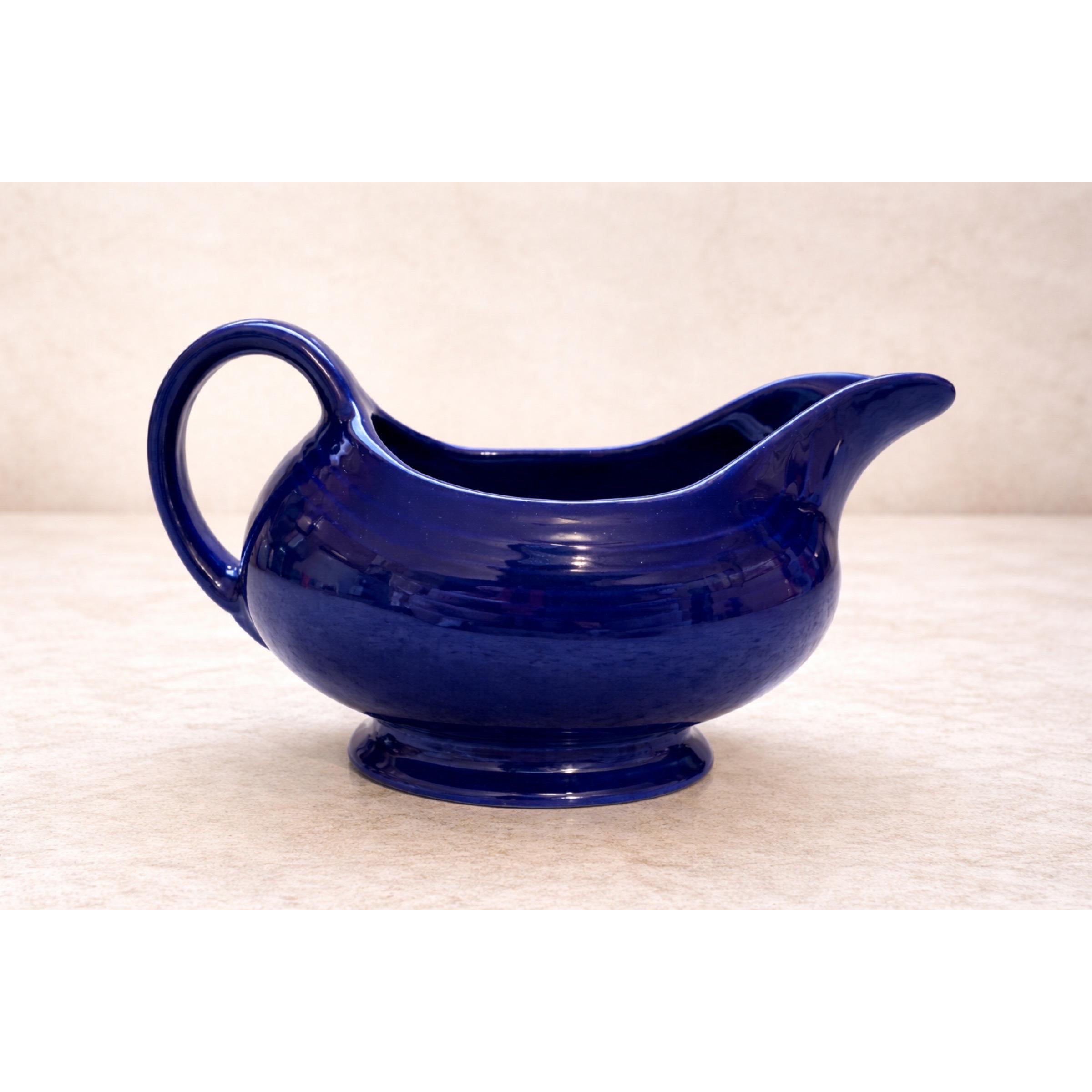 Fiestaware Cobalt Blue Gravy Boat - Etsy