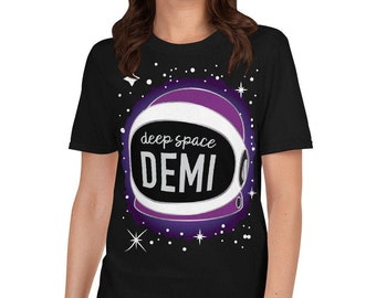 Demisexual Pride - Short-Sleeve Unisex T-Shirt - Deep Space Demi - Demsexuality - LGBTQ Pride Shirt