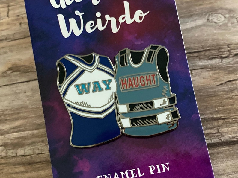 Wayhaught Pin, Enamel Pin, Wynonna Earp, Waverly Earp, Nicole Haught, LGBTQ, Lesbian Gift, Fandom, Fangirl image 1