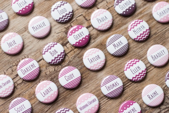 Schaltflache Escort Karten Hochzeit Namensschilder Tags Etsy