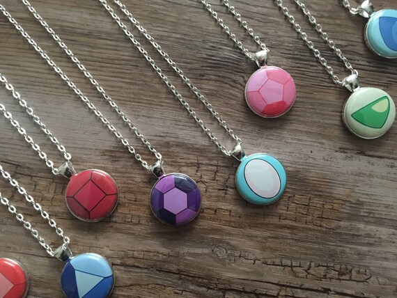 Steven Universe Crystal Gems Pendant SU 