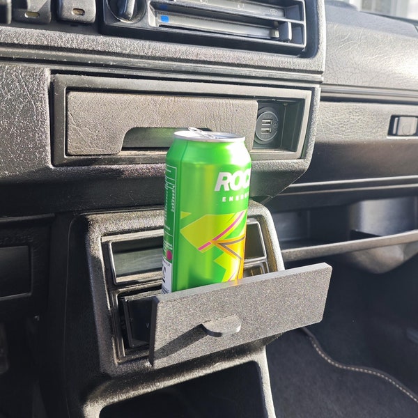 Portavasos para VW Golf 2 y Jetta 2 MK2: solución plug-and-play impresa en 3D para Volkswagen.