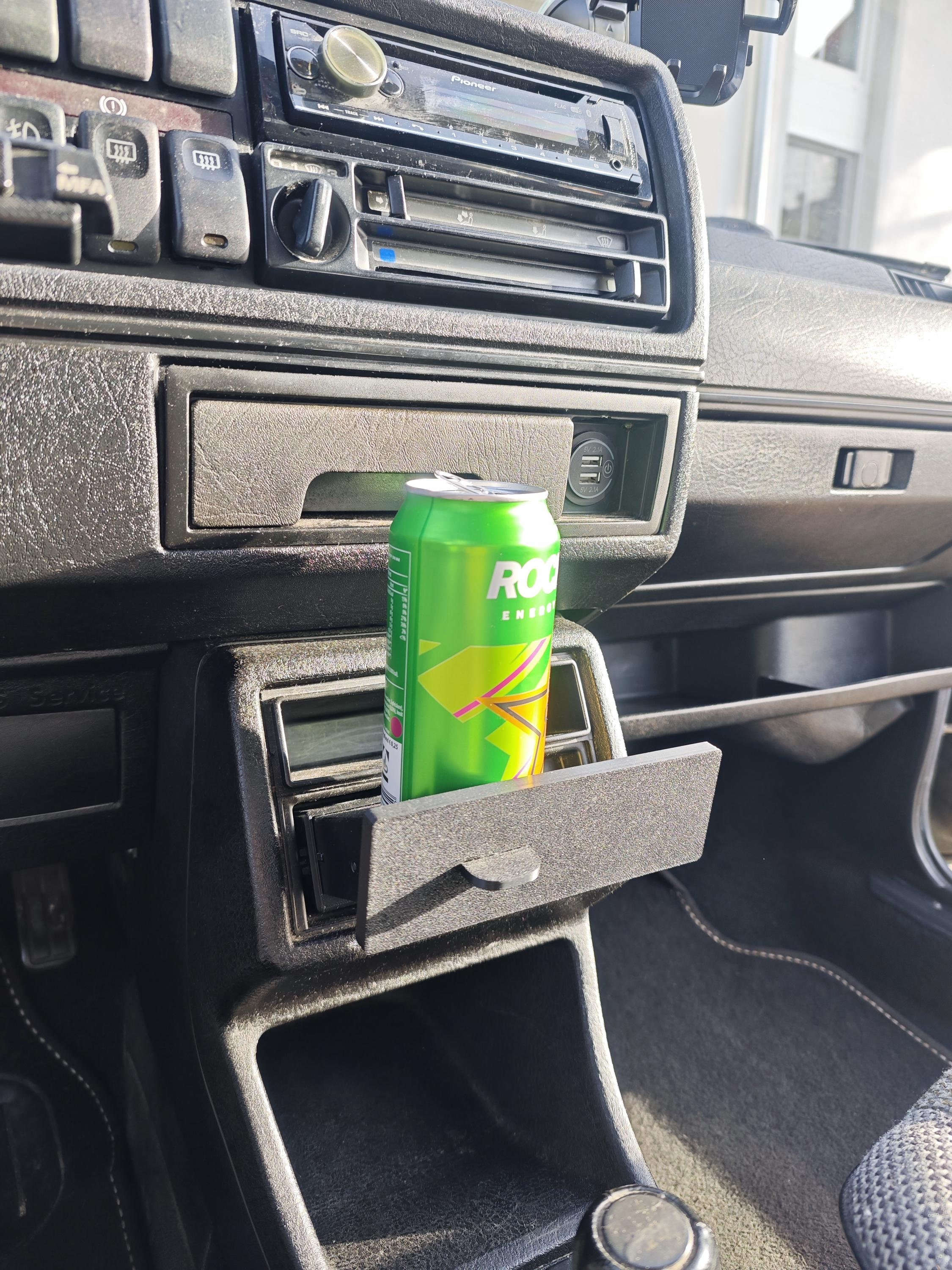 Cup Holders for VW Golf 2 & Jetta 2 MK2 – Plug-and-play Solution 