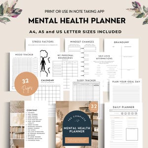 Daily Weekly Planner For Mental Health Self Love And Reflection