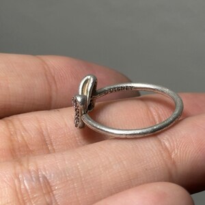 Pandora Disney Minnie Mouse Sparkling Bow Ring Size 7.5 image 4