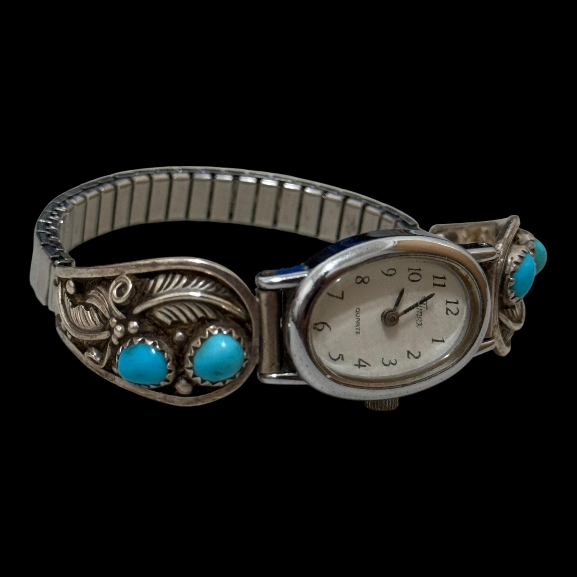 Vintage Turquoise Watch - Etsy Canada