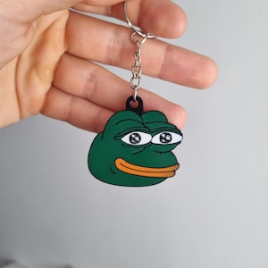 Pepe Meme Keychain – Choose Your Variant