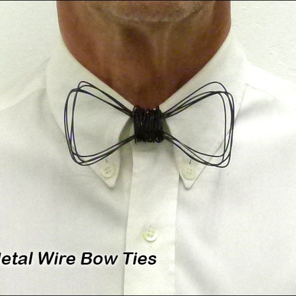 Metal, Wire Neck Bow Tie