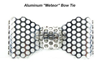 Metal Regular Bow Tie, Aluminum, Perforated 3/16" (5 mm) Holes