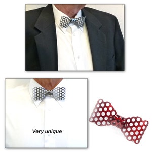 Metal Regular Bow Tie, Steel, Perforated 1/4 6 mm Holes image 5