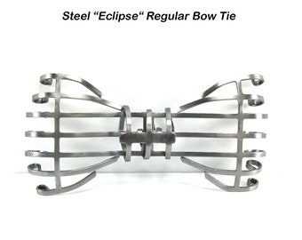 Metal, Regular Bow Tie, Steel Horizontal