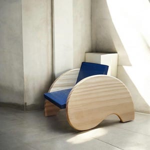 1:6 Scale, Dollhouse Chair, Miniature Furniture