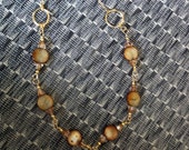 Mother of Pearl Gold necklace Jewelry Dallas Texas
