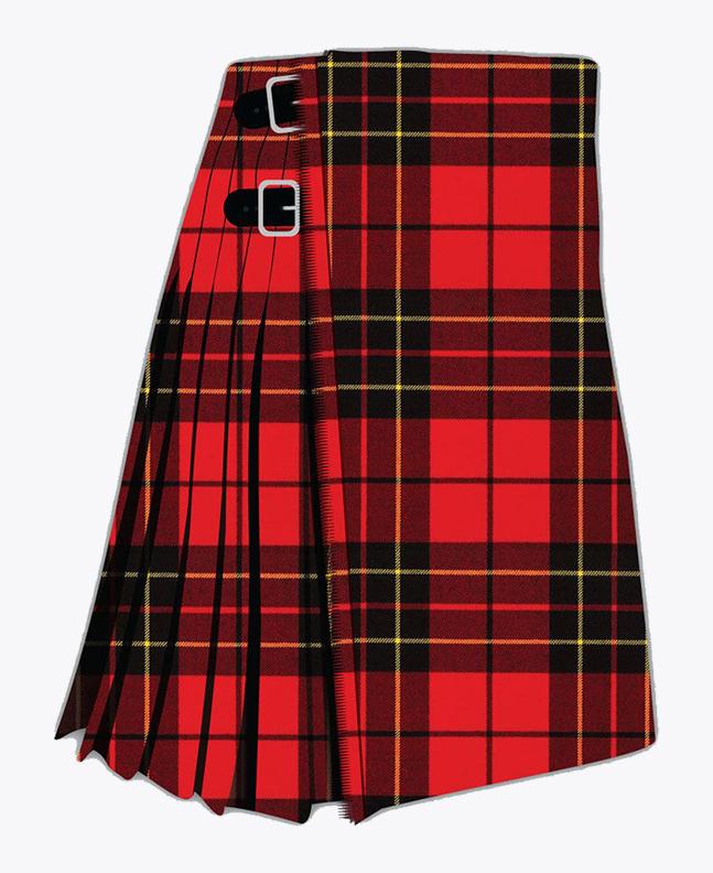 Handmade Scottish Clan Brodie Red Modern Premium 8 Yard Tartan Kilt - Traditional Kilts For Men | TopsKiltStore