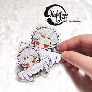 Astarion Acrylic Clip: Baldur&#39;s Gate 3 BG3 Funny Keychain