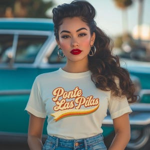 Ponte Las Pilas Shirt, Latina Chisme TShirt, Mexican Fashion, Latina Shirt, Hispanic Gift, Trendy Mexicana Cafecito Shirts
