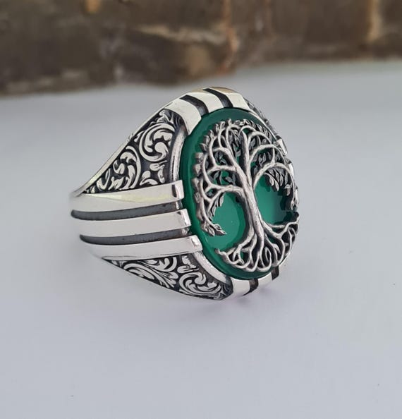 Bijoux Bague Arbre De Vie Maty Bijoux Bague Homme Arbre De Vie