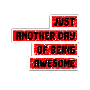 Being Awesome Sticker