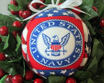 Navy Christmas Ornament, Veterans Gift Idea, Gifts for Her or Him, Fathers Day Gift, Christmas Swap Gift, Graduation Gift by CraftCrazy4U