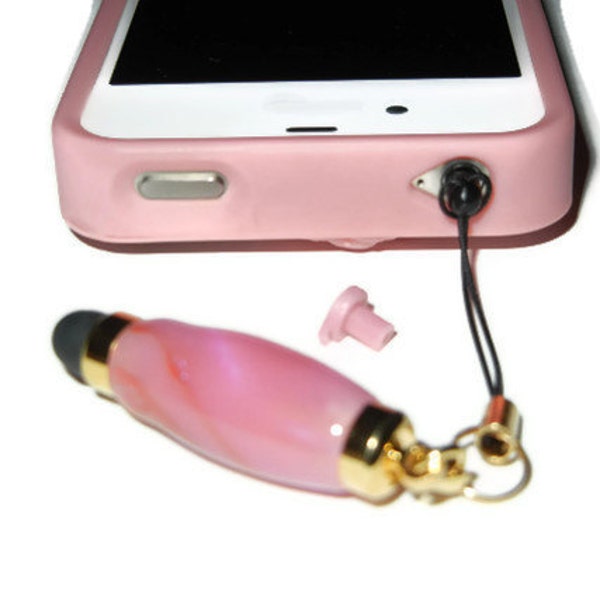 Mini Stylus in Pink for IPAD, IPHONE, SmartPhone Stylus, IPOD, Blackberry Handmade Gift Idea