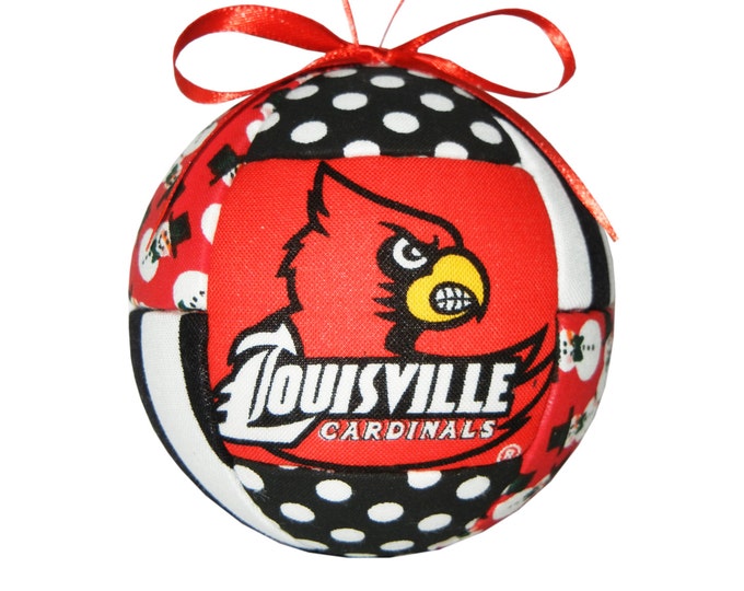Louisville Kentucky Cardinals Christmas Ornament, Tree Ornament
