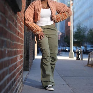 Chunky Knit Cropped Cardigan