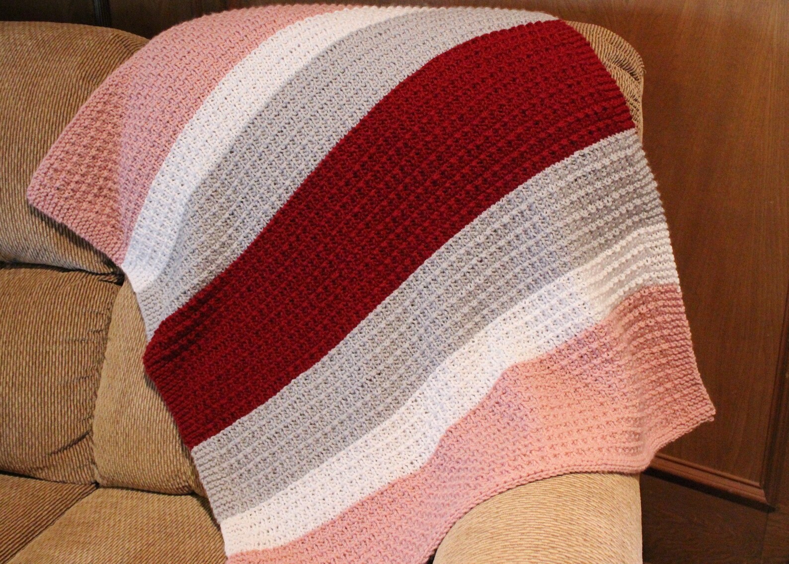 Knitting Pattern for Lap Blanket Knit Pattern for Small Etsy
