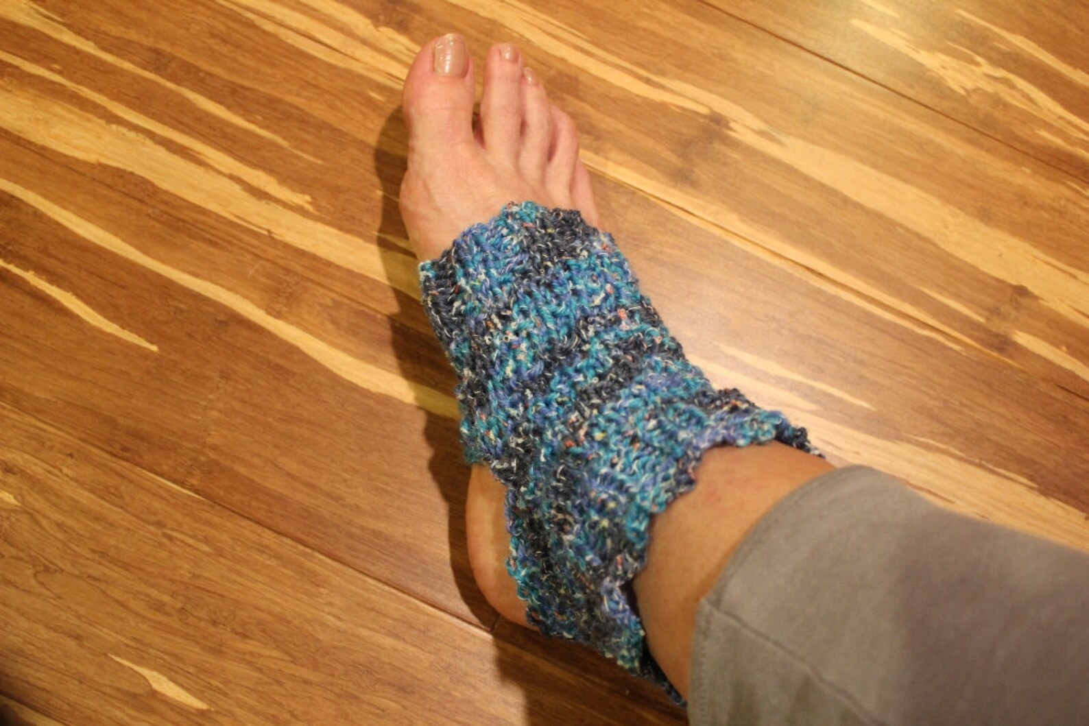 Yoga Socks Pattern Knit Flip Flop Socks Pattern Knitting Etsy