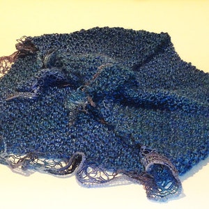 Knit Shawl Pattern Pattern for Sashay Yarn Easy to Knit image 5