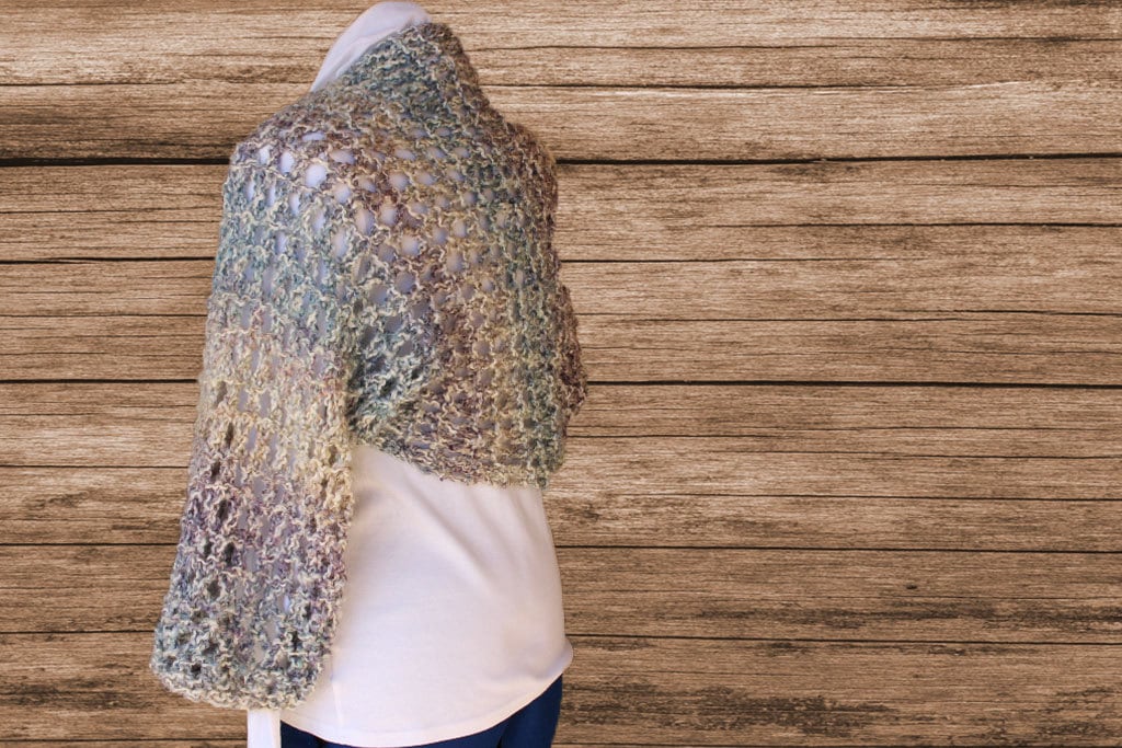 Knitted Shrug Patterns, Big Lacy Knit 