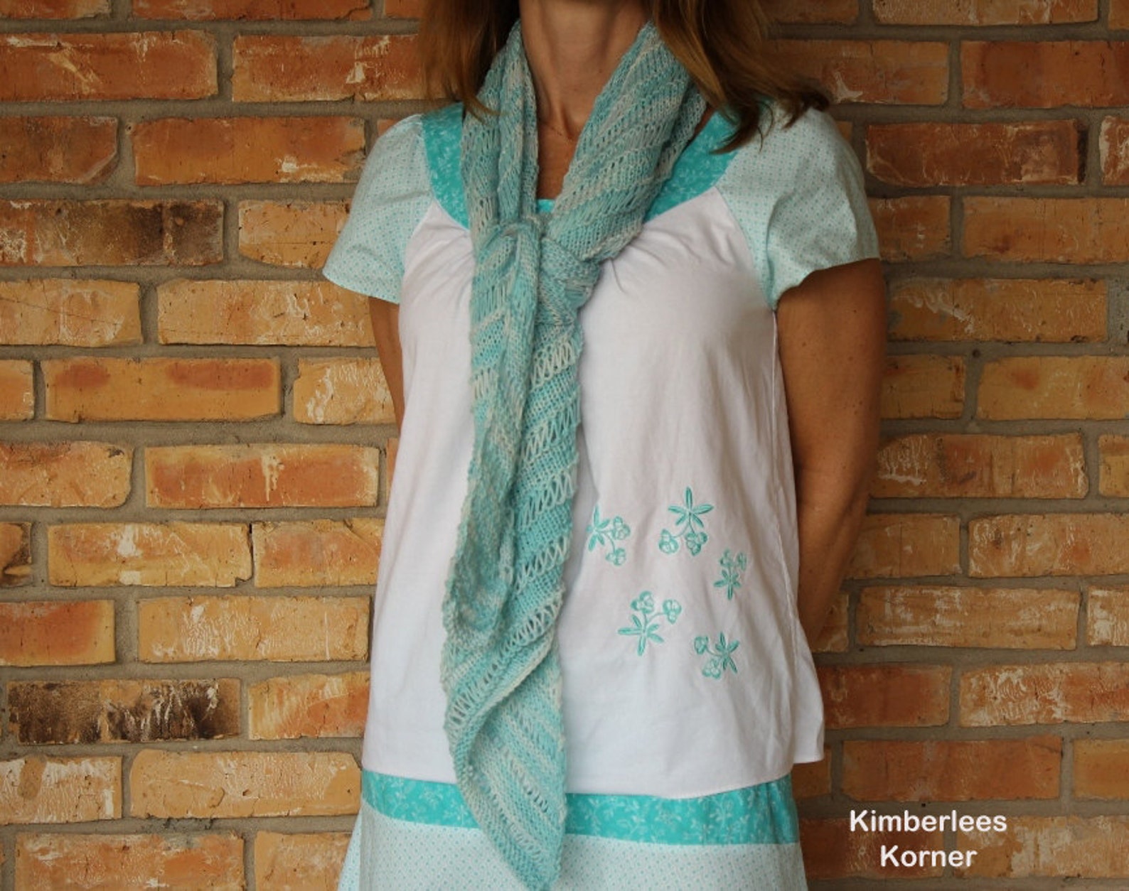 knitted shawl with sleeves pattern