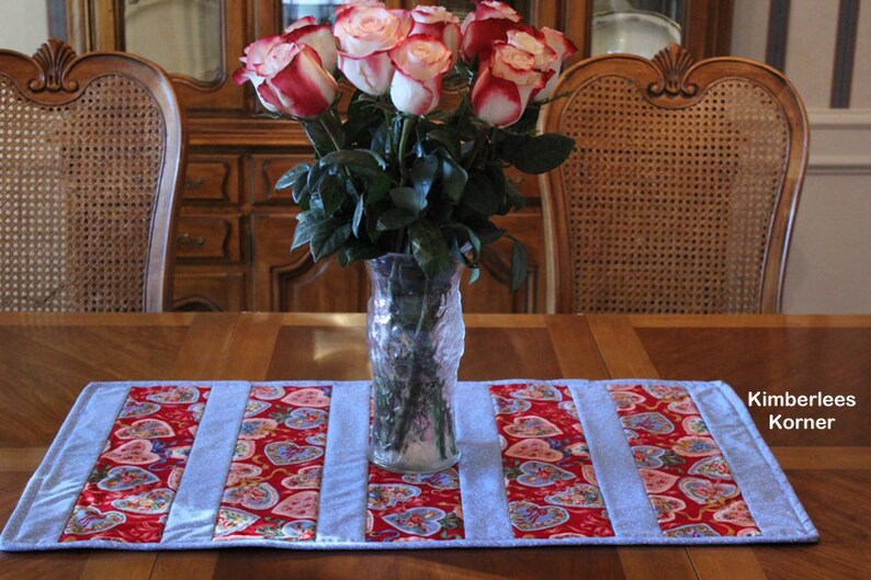 Sewing Pattern for Quilted Table Runner, Quilt as You Go Patterns - Etsy