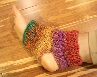 Yoga Socks Pattern, Knitting Patterns for Open Toe Socks