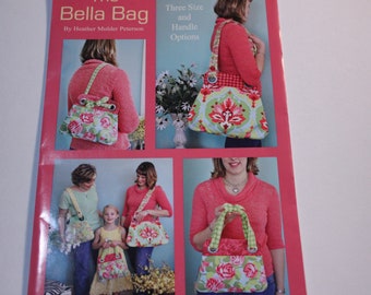 The Bella Bag Pattern, Bag with Grommets Sewing Pattern, Sewing Patterns for Purses