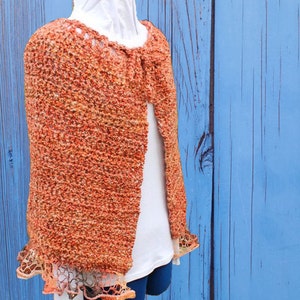 Crocheted Shawl Pattern Crochet Pattern for Sashay Yarn image 2