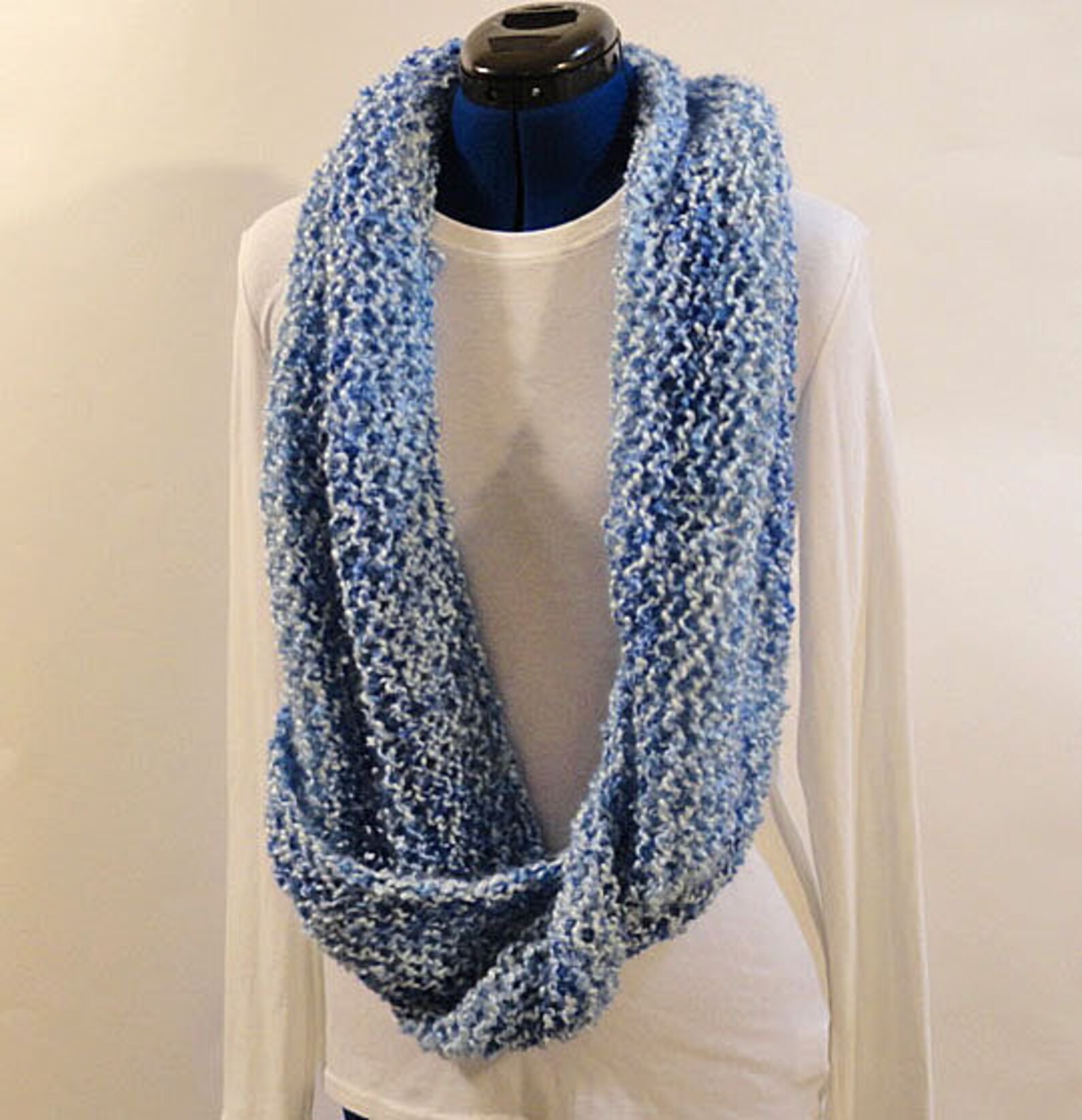 Mobius Knit Cowl Pattern Knitting Pattern for Homespun Yarn Etsy