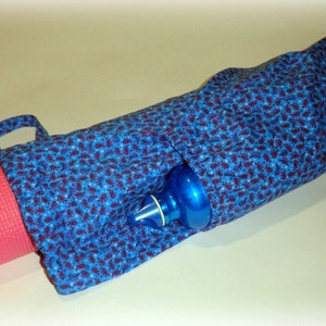 Patrón de bolsa para esterilla de yoga, patrón de costura, patrón fácil de coser para bolsa de esterilla de yoga, tutorial de costura para bolsa de ejercicios, regalo para profesor de yoga