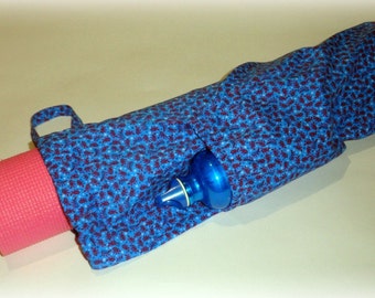 Yoga Mat Bag Pattern, Sewing Pattern, Easy to Sew Pattern for Yoga Mat Bag, Sewing Tutorial for Exercise Bag, Gift to Sew for Yoga Teacher
